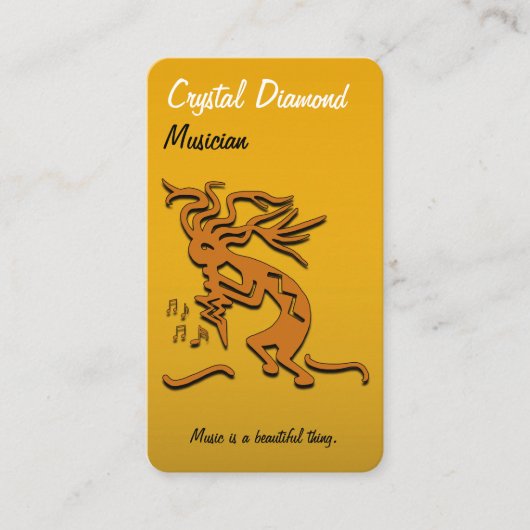 ココペリミュージシャンアートワーク 名刺 (正面)