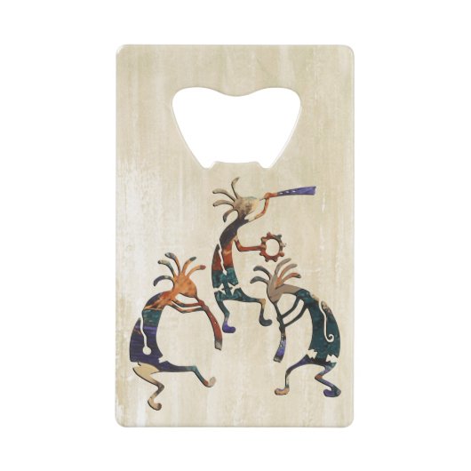 ココペリミュージシャントリオ+あなたのアイディア クレジットカード栓抜き (正面)