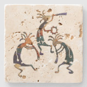 ココペリミュージシャントリオ+あなたのアイディア ストーンコースター (正面)