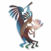 ココペリミュージックビニールステッカー シール (正面)