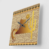 ココペリメサ&サボセット#1 スクエア壁時計 (傾斜)