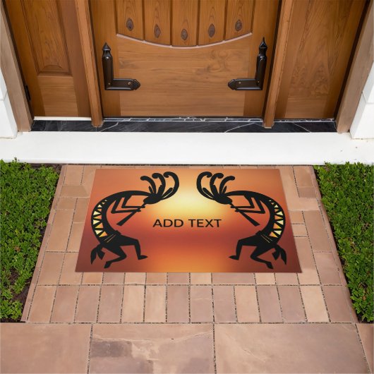 ココペリ南西部の砂漠の夕焼けドーム ドアマット (室外)