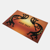 ココペリ南西部の砂漠の夕焼けドーム ドアマット (アングル)