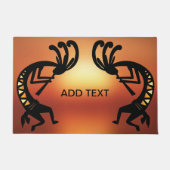 ココペリ南西部の砂漠の夕焼けドーム ドアマット (正面)