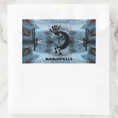 ココペリ南西部デザートモザイク2 長方形シール (バッグ)