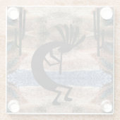 ココペリ南西部デザートモザイク ガラスコースター (裏面)