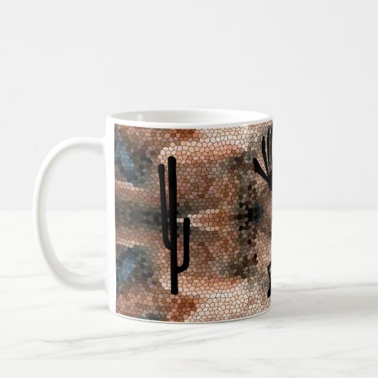 ココペリ南西部デザートモザイク コーヒーマグカップ (左)