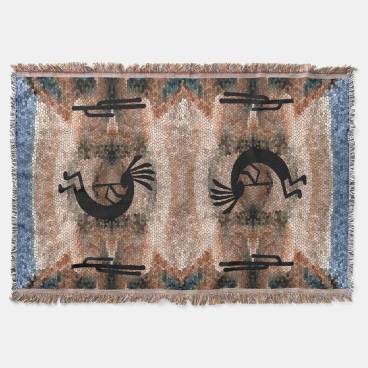 ココペリ南西部デザートモザイク スローブランケット (正面)