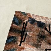 ココペリ南西部デザートモザイク ビーチタオル (インサイチュ)