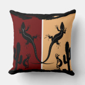 ココペリ南西部デザートリザーズ装飾用クッション クッション (正面)