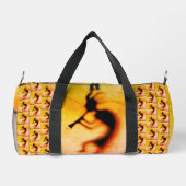 ココペリ感動的パーソナライズされた ダッフルバッグ (裏面)