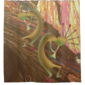 ココペリ抽象芸術ジャムセッション シャワーカーテン (正面)