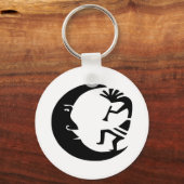 ココペリ月 キーホルダー (正面)