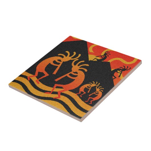 ココペリ砂漠サンセットサウスウェスト タイル (側面)