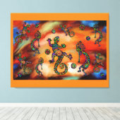 ココペリ芸術 キャンバスプリント (インサイチュ (ウッドフロア))