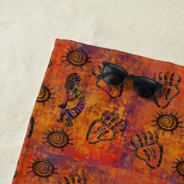 ココペリ芸術 ビーチタオル