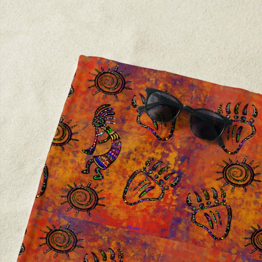 ココペリ芸術 ビーチタオル (インサイチュ)