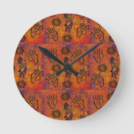 ココペリ芸術 ラウンド壁時計