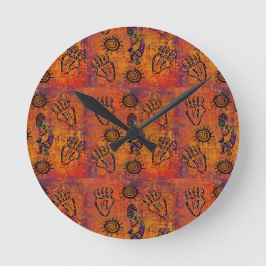 ココペリ芸術 ラウンド壁時計 (正面)