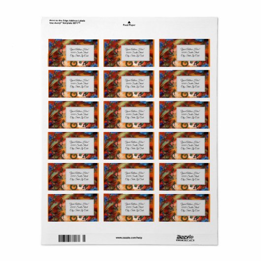 ココペリ芸術 ラベル (フルシート)