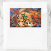 ココペリ芸術 長方形シール (バッグ)