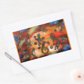 ココペリ芸術 長方形シール (封筒)