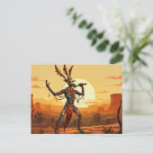 ココペリ踊り遊ズフルートオンデザートプラトー ポストカード (スタンド正面)