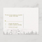 ココペリ音楽トライバルウェディングRSVP インビテーションポストカード (裏面)