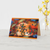 ココペリ アート カード (黄色い花)