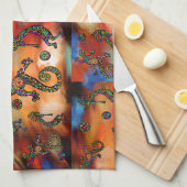 ココペリ アート キッチンタオル (四つ折り)