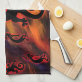 ココペリ アート キッチンタオル (四つ折り)