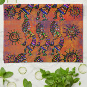 ココペリ アート キッチン タオル (折り畳み)