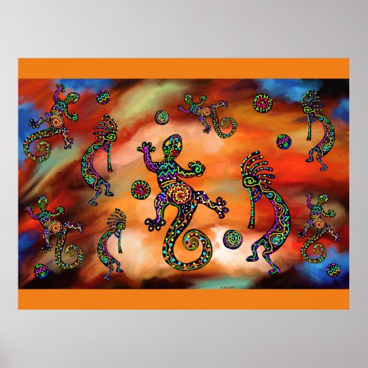 ココペリ アート ポスター (正面)