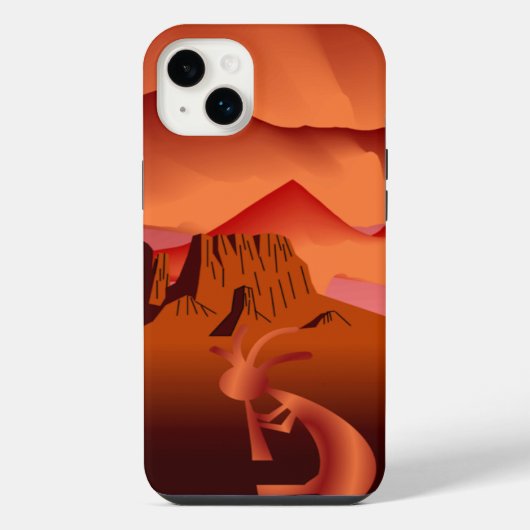 ココペリ サウスウェスト iPhoneケース (裏面)