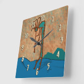 ココペリ スクエア壁時計 (傾斜)