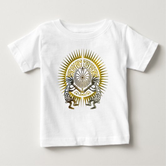 ココペリ デュオ - 迷宮の男 - 太陽1 ベビーTシャツ (正面)
