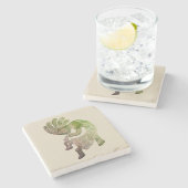 ココペリ、パステルサウスウエスタン ストーンコースター (横)