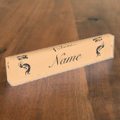 ココペリ・フルート・プレーヤー・サンダー_コーブ デスクネームプレート (側面)