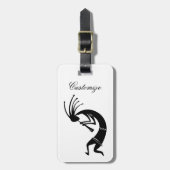 ココペリ・フルート・プレーヤー・サンダー_コーブ ラゲッジタグ (正面縦)