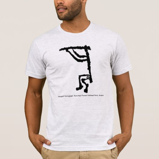 ココペリ・ペトログリフTシャツ Tシャツ (正面)