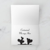 ココペリ ムーンバット 南西部 ハロウィン カード (内部)