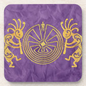 ココペリ/迷路の男の金ゴールド+あなたのアイディア コースター (正面)