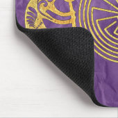 ココペリ/迷路の男の金ゴールド+あなたのアイディア マウスパッド (コーナー)