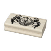 ココペリ/迷路の男の金ゴールド+あなたのアイディア ラバースタンプ (スタンプ)