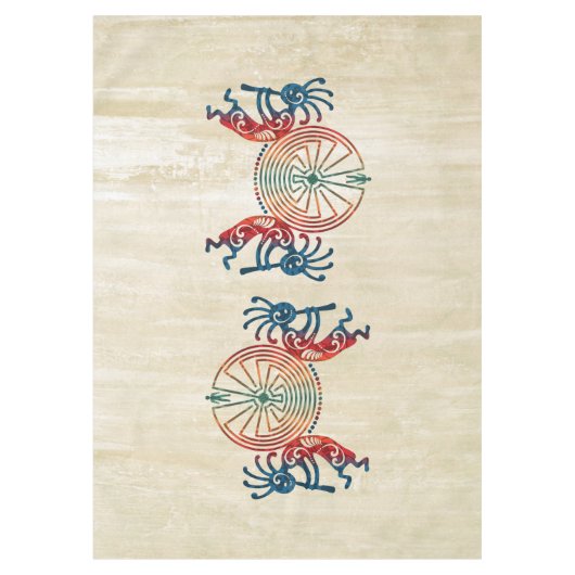 ココペリ/迷路の男+あなたのアイディア テーブルクロス (正面)