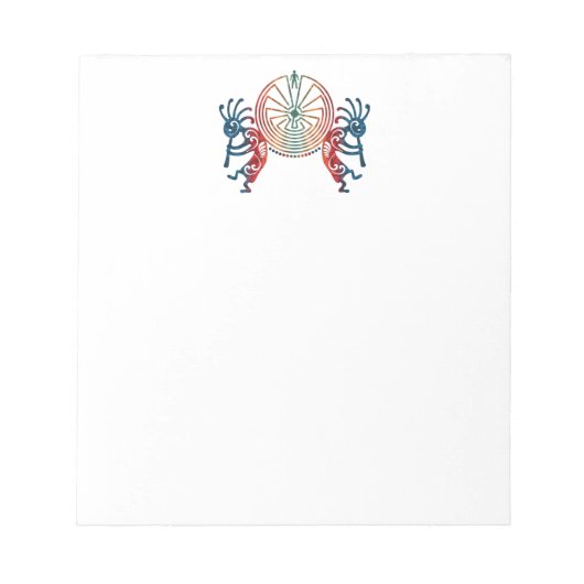 ココペリ/迷路の男+あなたのアイディア ノートパッド (正面)