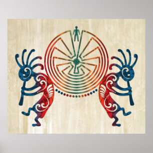 ココペリ/迷路の男+あなたのアイディア ポスター