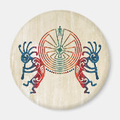 ココペリ/迷路の男+あなたのアイディア マグネット (正面)