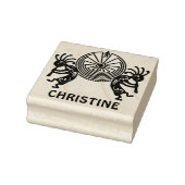 ココペリ/迷路の男+あなたのアイディア ラバースタンプ (スタンプ)