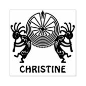 ココペリ/迷路の男+あなたのアイディア ラバースタンプ (インプリント)